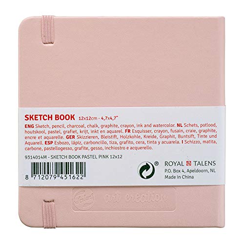 Pink Art Sketchbook with 80 Sheets