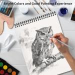 OSIMIG 10 Pack Spiral Bound Sketch Books 9"x12