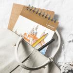 Crehatos Small Spiral Sketch Book - 2 Pack