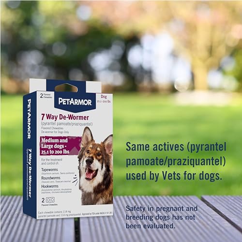 PetArmor 7 Way De-Wormer for Larger Dogs