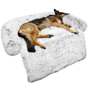 Soft Calming Dog Bed with Washable Cover