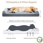Large Orthopedic Dog Bed with Waterproof Cover