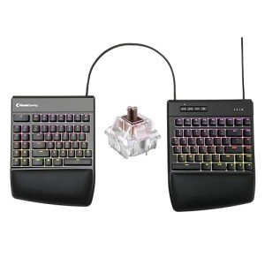 KINESIS GAMING RGB Split Mechanical USB Keyboard