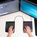 KINESIS GAMING RGB Split Mechanical USB Keyboard