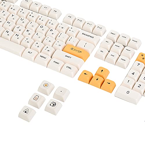 XDA Honey Milk Keycaps - 140-Key Set