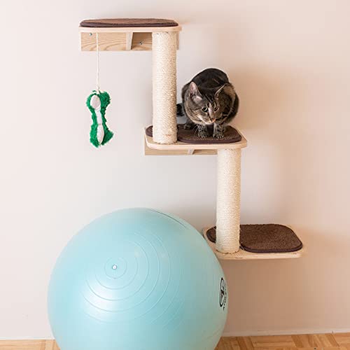 Armarkat Wall Climber Cat Steps, Natural Beige