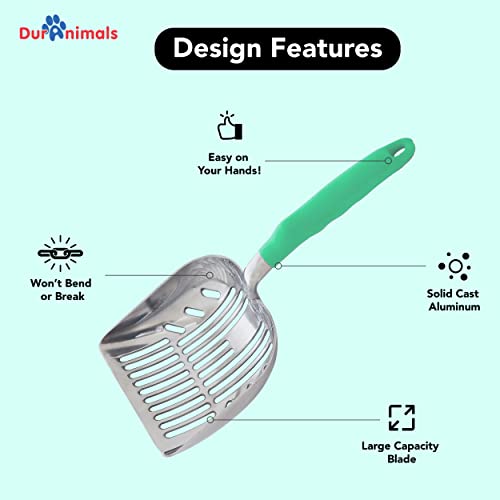 DuraScoop® Heavy-Duty Multicat Cat Litter Scoop