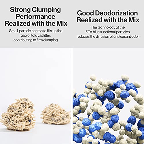 Tofu Cat Litter with Fast Clumping and Absorption