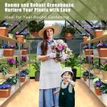 HOOYEAH Heavy Duty Outdoor Greenhouse with Vent
