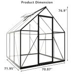 HOOYEAH Heavy Duty Outdoor Greenhouse with Vent