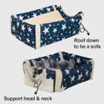 Portable 2-in-1 Cozy Cat Igloo Bed