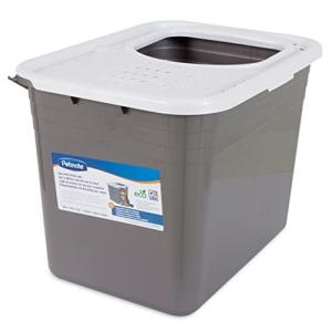 Petmate Enclosed Cat Litter Boxes with Hinged Lid and Wide Top Entry Opening, Cat Litter Box Enclosure with Filter Lid, Made in USA, Scoop not Included