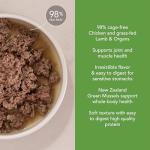 Feline Natural New Zealand Canned Catfood Wet Food, High-Meat, Low-Carb, & Grain Free Cat Food Wet, Chicken and Lamb Feast, 6 oz, Pack of 12