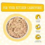 Weruva Cats in The Kitchen, Chicken Frick 'A Zee with Chicken Au Jus Cat Food, 3.2oz Can (Pack of 24)