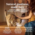 Feline Natural New Zealand Canned Catfood Wet Food, High-Meat, Low-Carb, & Grain Free Cat Food Wet, Chicken and Lamb Feast, 6 oz, Pack of 12