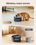 Wireless Cat Water Fountain Cordless: Battery Operated Cat Fountain - 108oz/3.2L Automatic Pet Water Dispenser Rechargeable Drinking Fountains for Cats Indoor with Motion Sensor Multiple Cats and Dogs
