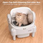 Self Cleaning Litter Box Open Top Automatic Litter Box With App