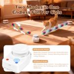 Interactive Cat Toy For Indoor Cats Automatic Moving & Enrichment