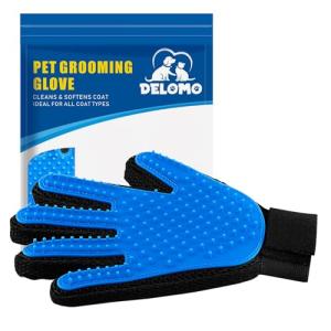 Pet Hair Remover Glove Gentle Pet Grooming Glove Brush Deshedding