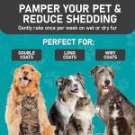 Maxpower Planet Hair Brush Double Sided Shedding Dematting