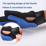Nvnan Pet Hair Removal Glove For Dogs & Cats 2 In 1 Deshedding