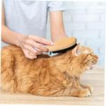 Yardwe Wood Handle Bristle Clothes Brush Deshedding Cat Brush Dog