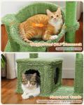 Cactus Cat Tree with Hammock and Scratching Post