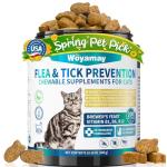 Woyamay Flea Treatment Chicken Flea & Tick Chews for Cats
