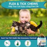 Woyamay Flea Treatment Chicken Flea & Tick Chews for Cats