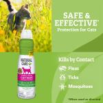 Natural Care Flea & Tick Spray for Cats - 6oz.