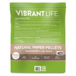 Vibrant Life Natural Paper Pellets, Unscented Cat Litter, 25LB