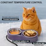 Pet Heated Bowl Cat Food