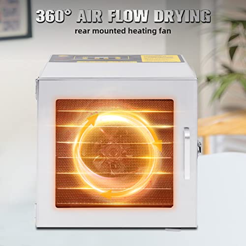 FAHKNS 8-Tray Stainless Steel Food Dehydrator