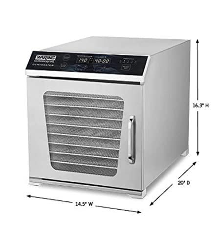 Waring Commercial 10 Tray Digital Food Dehydrator