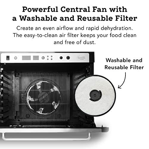 Tribest Supreme Commercial Electric Food Dehydrator, Black