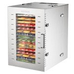 ROVRAk 16-Tray Food Dehydrator with Timer & Overheat Protection