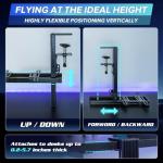 Reashy Aluminum Joystick Desk Mount for Flight Sticks