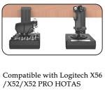 Universal Desk Mount for Popular Flight Sim Controllers
