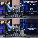 Marada Universal Flight Sim Cockpit with Adjustable Seat