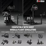 Adjustable Flight Simulator Stand for Logitech/Thrustmaster