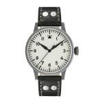 Laco Florenz 42mm Pilot Watch with Stainless Steel Dial