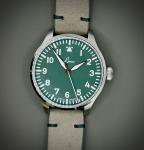 Laco Augsburg Grün 39mm Pilot Watch