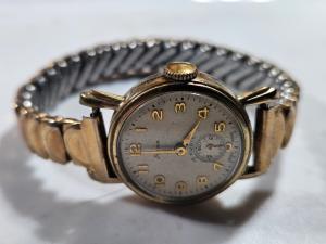 1940s Vintage Stowa Gold Plated Swiss Watch