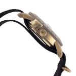 Glycine Airman Vintage Noon Bronze Fabric Strap Watch