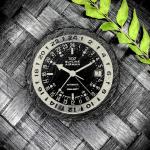 Glycine Airman 17 GMT Slate Coaster - Laser Engraved