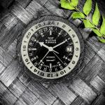 Glycine Airman 17 GMT Slate Coaster - Laser Engraved