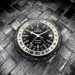 Glycine Airman 17 GMT Slate Coaster - Laser Engraved