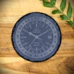 Glycine Airman 17 GMT Slate Coaster - Laser Engraved