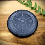 Glycine Airman 17 GMT Slate Coaster - Laser Engraved