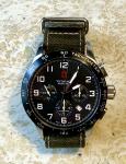 Victorinox Swiss Army AirBoss Mach VI Leather Watch
